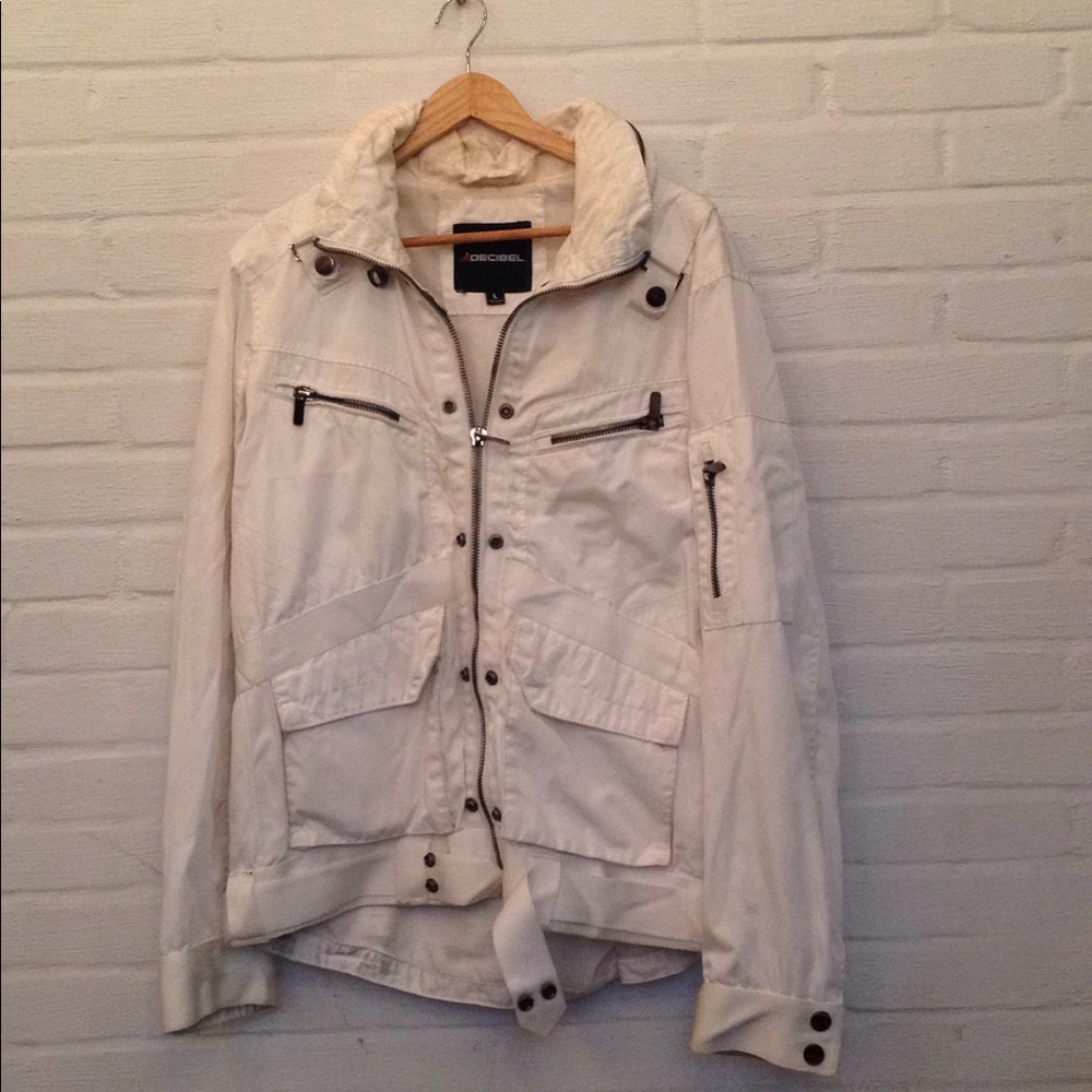 White Decibel Jacket